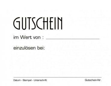 Geschenkgutscheine 11x15,5 cm Hofladen